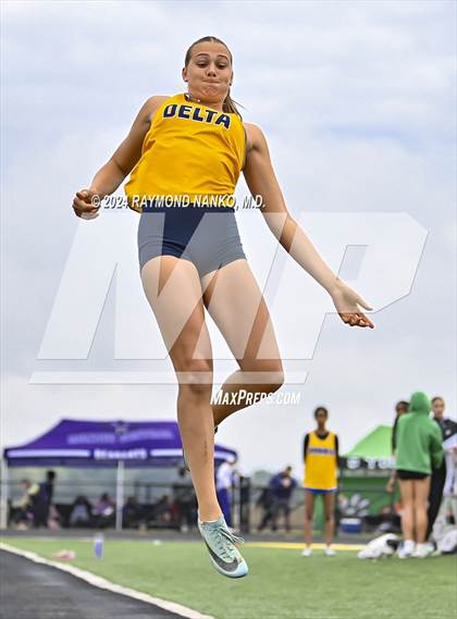 Thumbnail 2 in IHSAA Delta Sectionals (Long Jump)  photogallery.