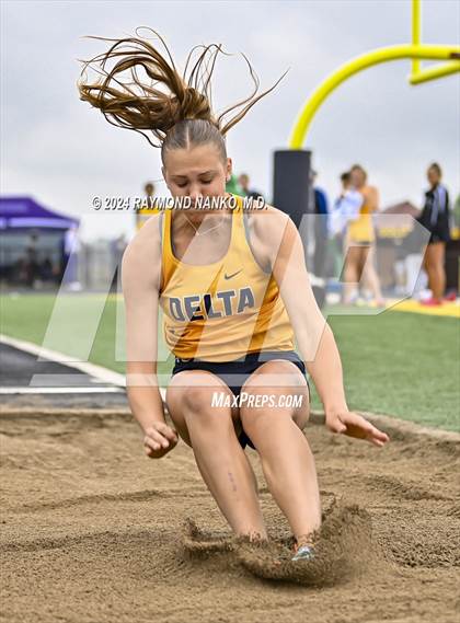 Thumbnail 3 in IHSAA Delta Sectionals (Long Jump)  photogallery.