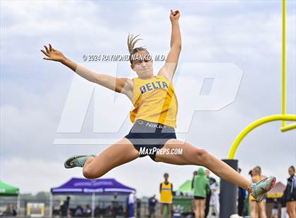 Thumbnail 2 in IHSAA Delta Sectionals (Long Jump)  photogallery.