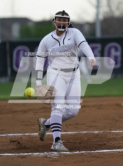 Thumbnail 2 in Clear Springs vs. Willis (NFCA Texas High School Leadoff Classic) photogallery.
