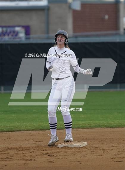 Thumbnail 1 in Clear Springs vs. Willis (NFCA Texas High School Leadoff Classic) photogallery.