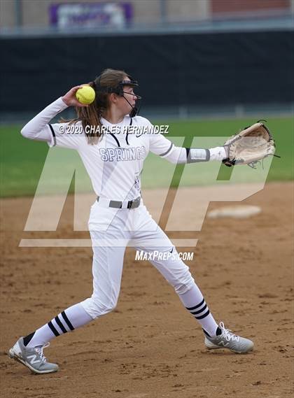 Thumbnail 1 in Clear Springs vs. Willis (NFCA Texas High School Leadoff Classic) photogallery.