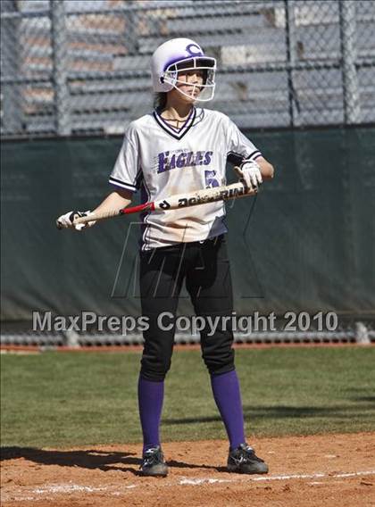 Thumbnail 3 in Keller Central vs. Crowley (Mansfield ISD Varsity Softball Tournament) photogallery.