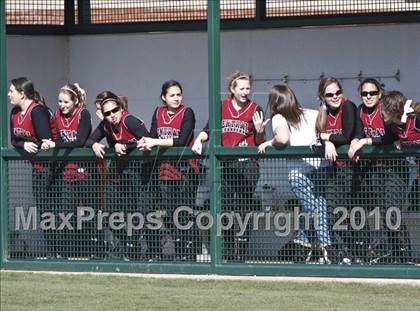 Thumbnail 2 in Keller Central vs. Crowley (Mansfield ISD Varsity Softball Tournament) photogallery.