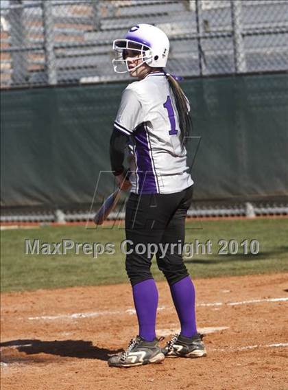 Thumbnail 2 in Keller Central vs. Crowley (Mansfield ISD Varsity Softball Tournament) photogallery.