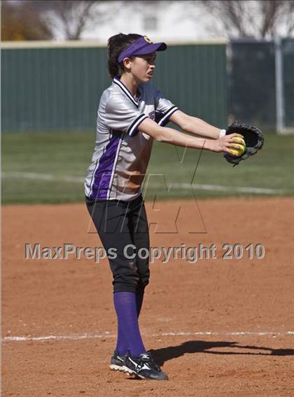 Thumbnail 3 in Keller Central vs. Crowley (Mansfield ISD Varsity Softball Tournament) photogallery.