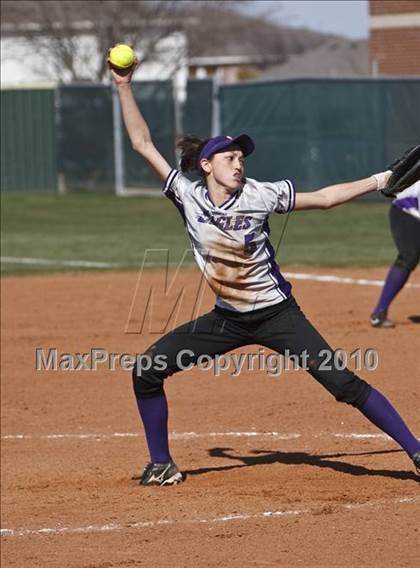 Thumbnail 1 in Keller Central vs. Crowley (Mansfield ISD Varsity Softball Tournament) photogallery.