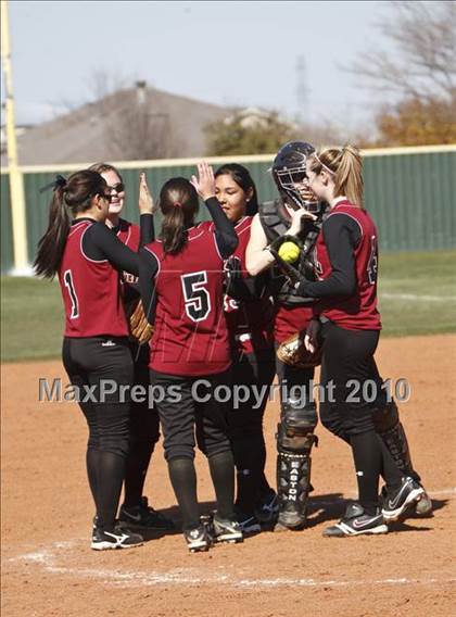 Thumbnail 2 in Keller Central vs. Crowley (Mansfield ISD Varsity Softball Tournament) photogallery.