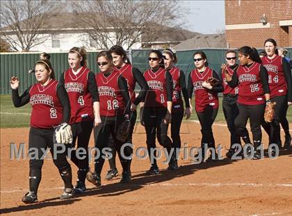 Thumbnail 3 in Keller Central vs. Crowley (Mansfield ISD Varsity Softball Tournament) photogallery.