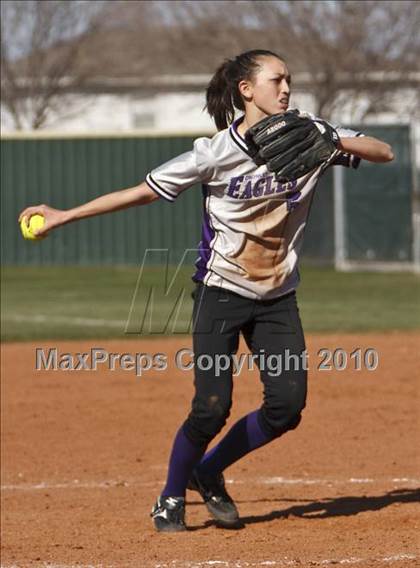 Thumbnail 3 in Keller Central vs. Crowley (Mansfield ISD Varsity Softball Tournament) photogallery.