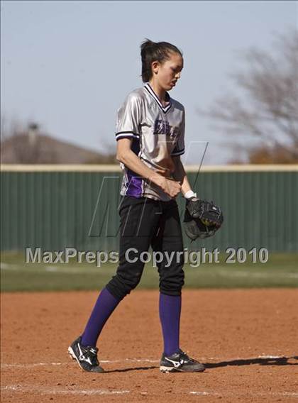 Thumbnail 2 in Keller Central vs. Crowley (Mansfield ISD Varsity Softball Tournament) photogallery.