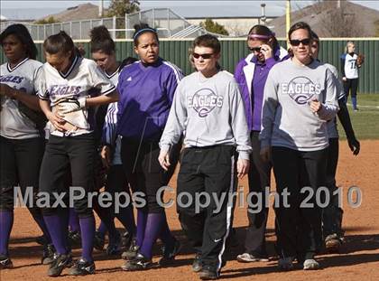 Thumbnail 2 in Keller Central vs. Crowley (Mansfield ISD Varsity Softball Tournament) photogallery.