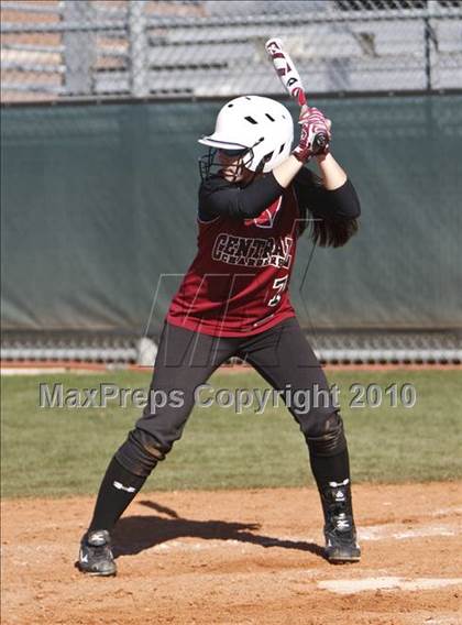 Thumbnail 1 in Keller Central vs. Crowley (Mansfield ISD Varsity Softball Tournament) photogallery.