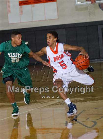 Thumbnail 3 in DeSoto vs Bush  (McDonald's Texas Invitational) photogallery.