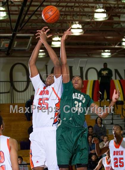 Thumbnail 1 in DeSoto vs Bush  (McDonald's Texas Invitational) photogallery.