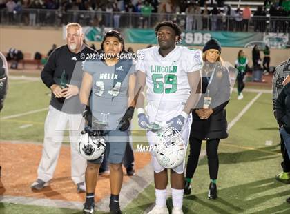 Thumbnail 3 in Lincoln vs. Helix (CIF SDS Division 1 finals) photogallery.