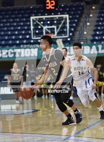 Thumbnail 2 in Olympian @ Brawley (CIF San Diego Division IV Final) photogallery.