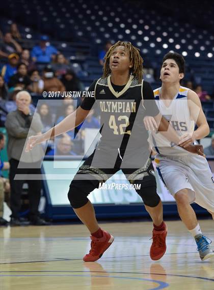 Thumbnail 1 in Olympian @ Brawley (CIF San Diego Division IV Final) photogallery.