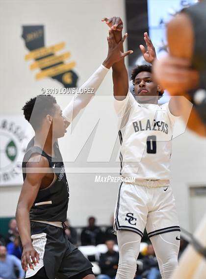 Thumbnail 1 in Sierra Canyon vs. Birmingham (The Classic at Damien) photogallery.