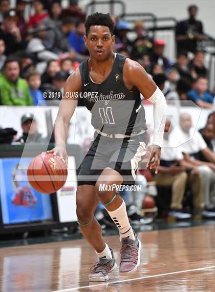 Thumbnail 2 in Sierra Canyon vs. Birmingham (The Classic at Damien) photogallery.