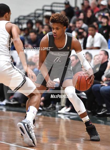 Thumbnail 2 in Sierra Canyon vs. Birmingham (The Classic at Damien) photogallery.
