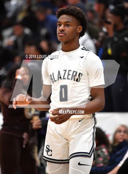 Thumbnail 2 in Sierra Canyon vs. Birmingham (The Classic at Damien) photogallery.