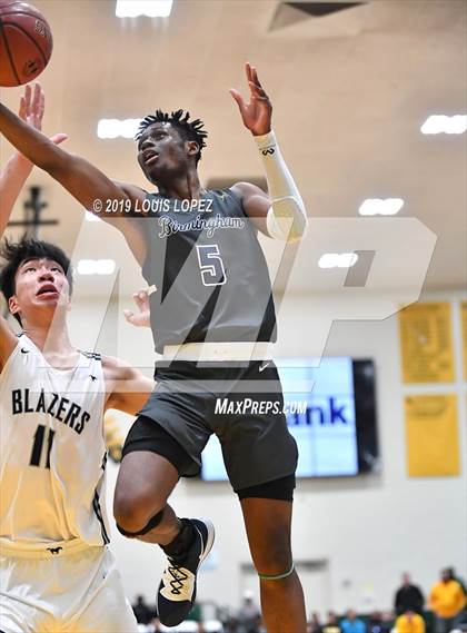 Thumbnail 1 in Sierra Canyon vs. Birmingham (The Classic at Damien) photogallery.