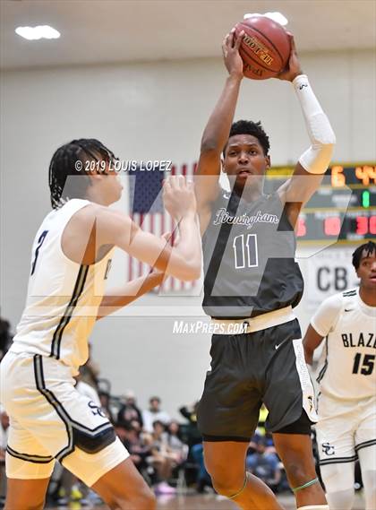 Thumbnail 1 in Sierra Canyon vs. Birmingham (The Classic at Damien) photogallery.