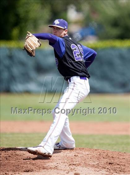 Thumbnail 1 in Bishop Amat vs. Notre Dame Prep (Diamond Sports National Classic) photogallery.