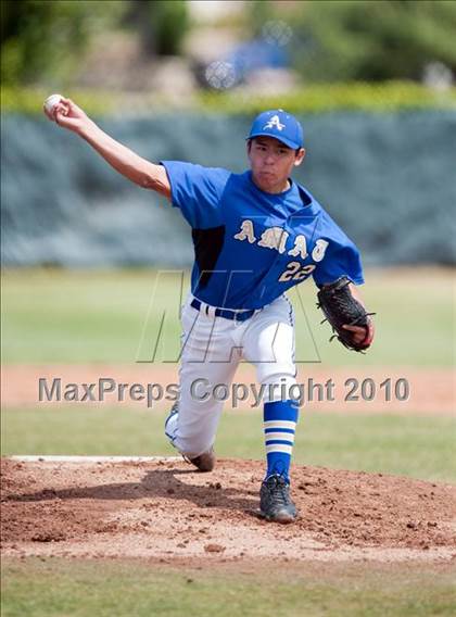 Thumbnail 1 in Bishop Amat vs. Notre Dame Prep (Diamond Sports National Classic) photogallery.