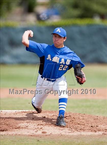 Thumbnail 1 in Bishop Amat vs. Notre Dame Prep (Diamond Sports National Classic) photogallery.
