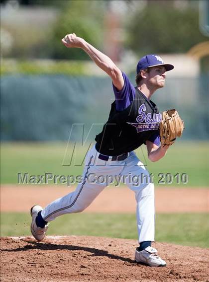 Thumbnail 1 in Bishop Amat vs. Notre Dame Prep (Diamond Sports National Classic) photogallery.
