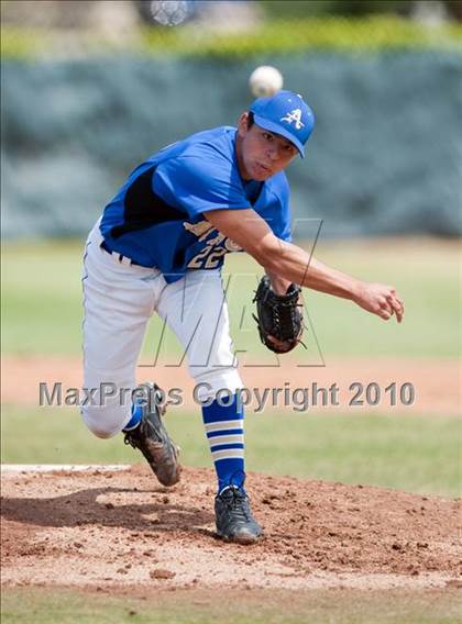 Thumbnail 2 in Bishop Amat vs. Notre Dame Prep (Diamond Sports National Classic) photogallery.