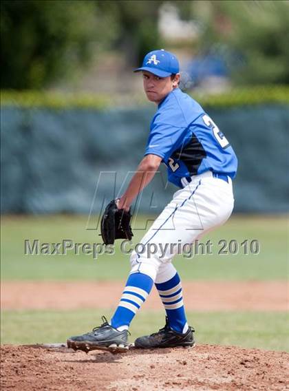 Thumbnail 1 in Bishop Amat vs. Notre Dame Prep (Diamond Sports National Classic) photogallery.