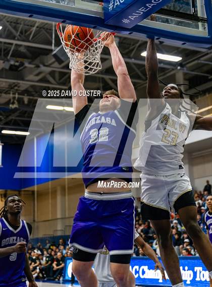 Thumbnail 3 in Gonzaga @ Paul VI (WCAC Final) photogallery.
