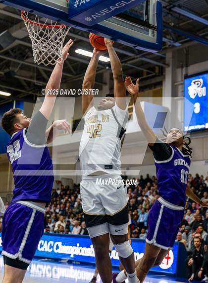 Thumbnail 1 in Gonzaga @ Paul VI (WCAC Final) photogallery.