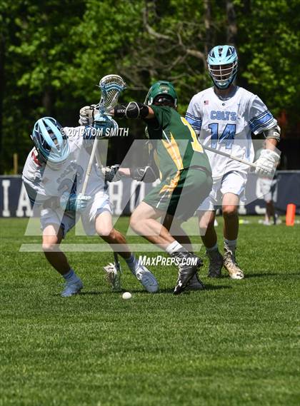 Thumbnail 1 in Christian Brothers Academy vs Red Bank Catholic (NJSIAA Round 1 Playoff) photogallery.