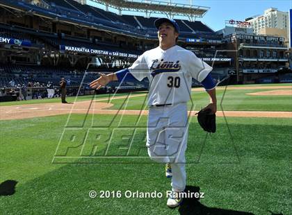 Thumbnail 3 in Maranatha Christian vs San Diego Jewish Academy (Petco Park) photogallery.