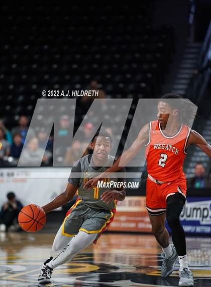 Thumbnail 2 in Oak Hill Academy vs. Wasatch Academy (Air Capital Hoopfest) photogallery.