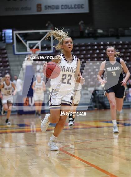 Thumbnail 2 in Millard vs. North Summit (UHSAA 2A Semifinal) photogallery.