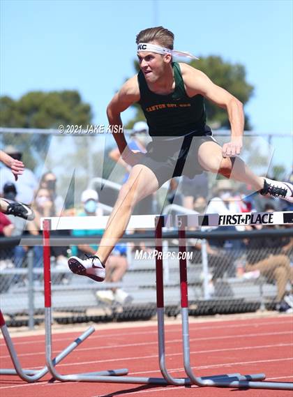 Thumbnail 3 in Salpointe Catholic State Qualifier Varsity Boys photogallery.