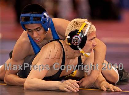 Thumbnail 3 in CIF State Wrestling Championships (Day 2 - Round 1) photogallery.