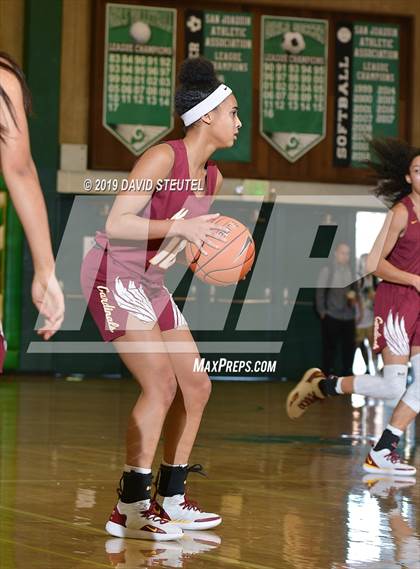 Thumbnail 1 in Cardinal Newman vs. La Jolla Country Day (St. Mary's Stockton MLK Showcase) photogallery.