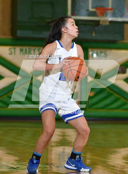 Thumbnail 2 in Cardinal Newman vs. La Jolla Country Day (St. Mary's Stockton MLK Showcase) photogallery.