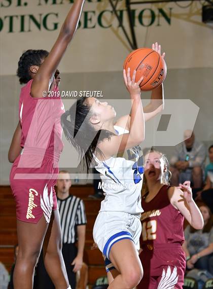Thumbnail 1 in Cardinal Newman vs. La Jolla Country Day (St. Mary's Stockton MLK Showcase) photogallery.