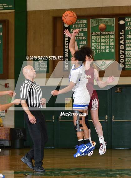 Thumbnail 1 in Cardinal Newman vs. La Jolla Country Day (St. Mary's Stockton MLK Showcase) photogallery.