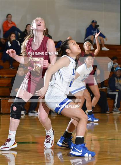 Thumbnail 3 in Cardinal Newman vs. La Jolla Country Day (St. Mary's Stockton MLK Showcase) photogallery.