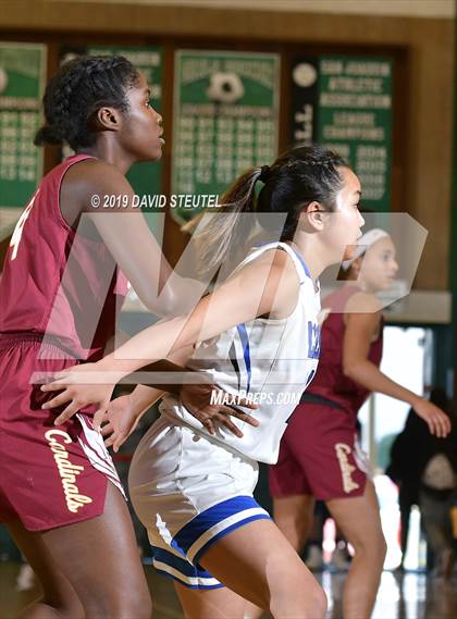 Thumbnail 2 in Cardinal Newman vs. La Jolla Country Day (St. Mary's Stockton MLK Showcase) photogallery.