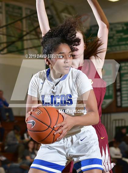 Thumbnail 3 in Cardinal Newman vs. La Jolla Country Day (St. Mary's Stockton MLK Showcase) photogallery.