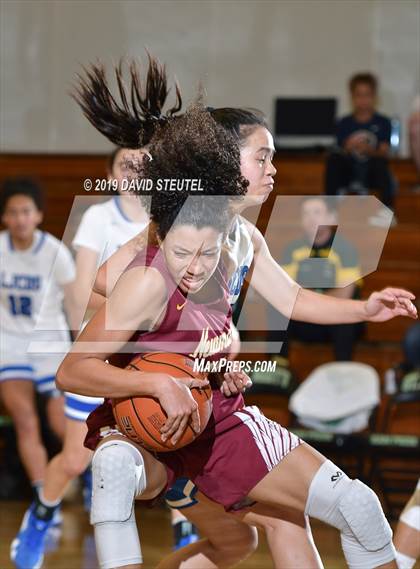 Thumbnail 3 in Cardinal Newman vs. La Jolla Country Day (St. Mary's Stockton MLK Showcase) photogallery.